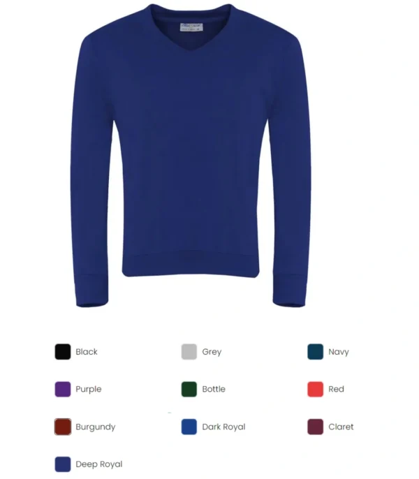 Banner Children's Select Sweatshirt Vee Neck